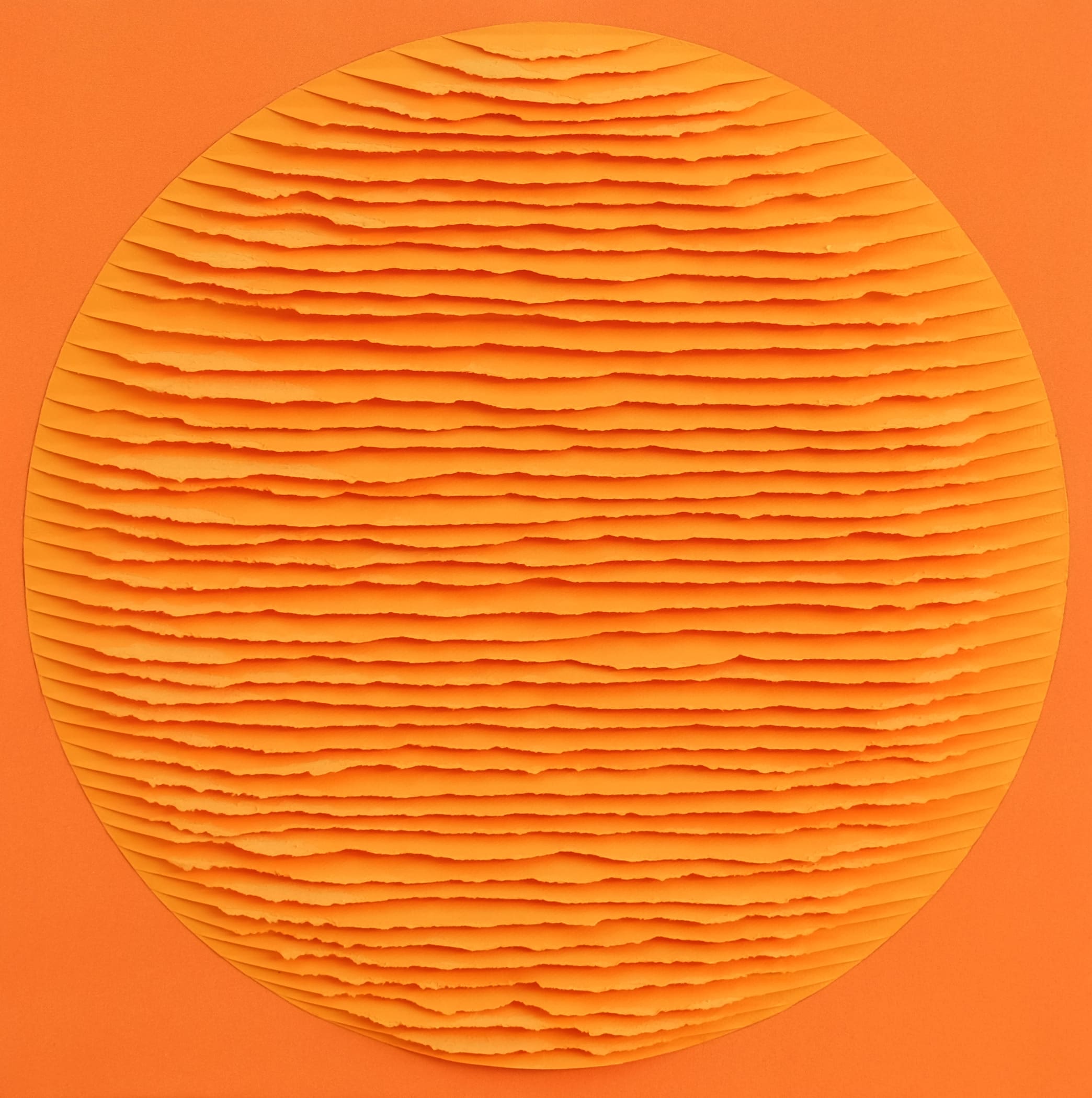 Círculo amarillo sol 50 cm.