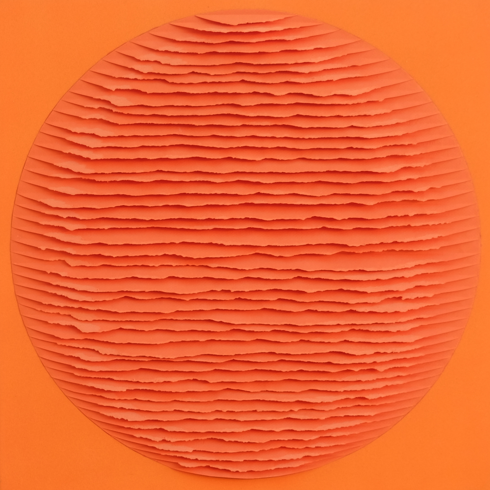 Círculo naranja 50 cm.