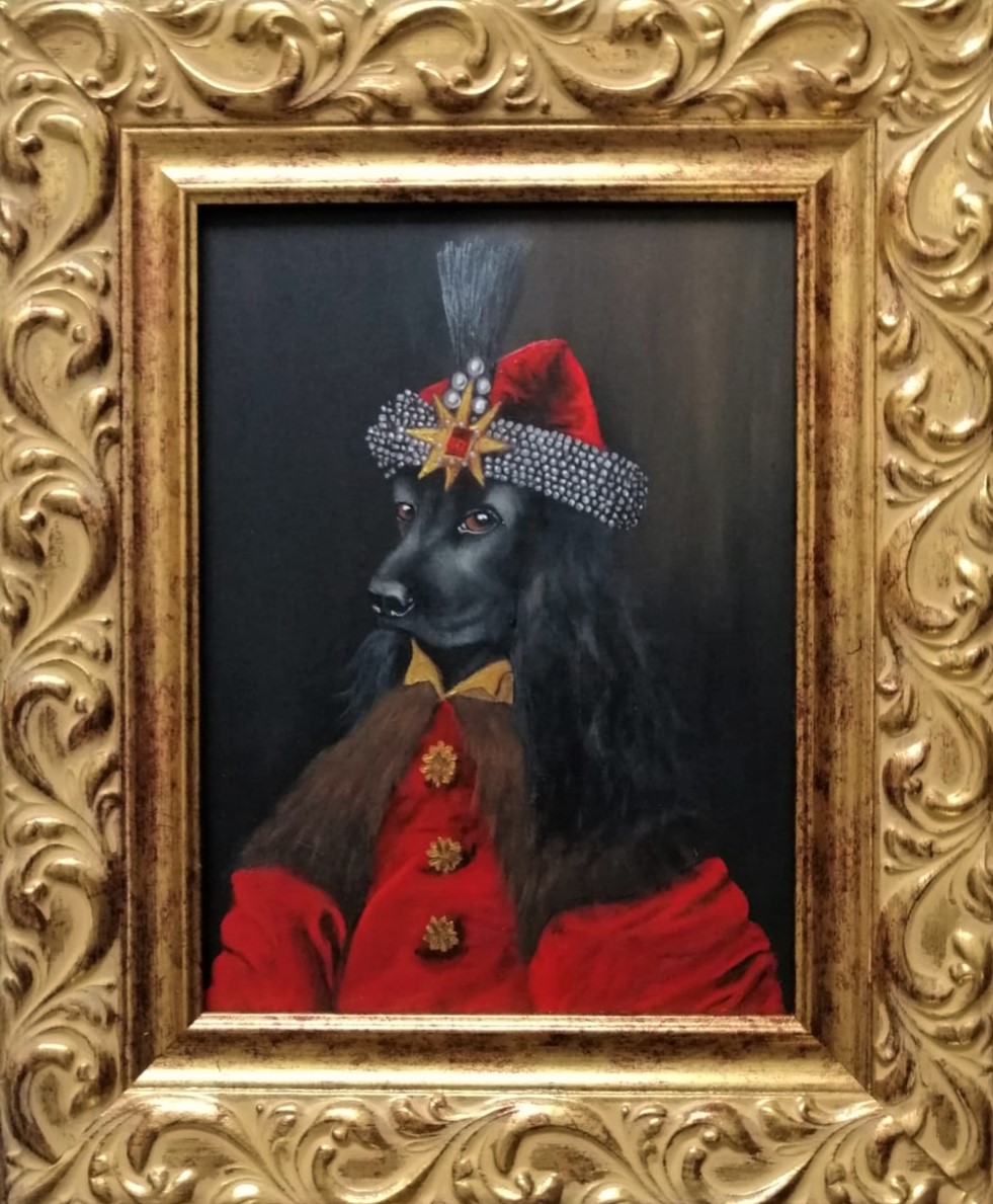 Vlad III de Valaquia 24 x 18 sin marco 33 x 27 con marco.