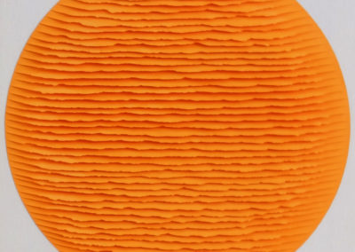 Yellow sun circle