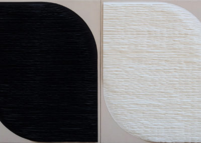 Leaf diptych