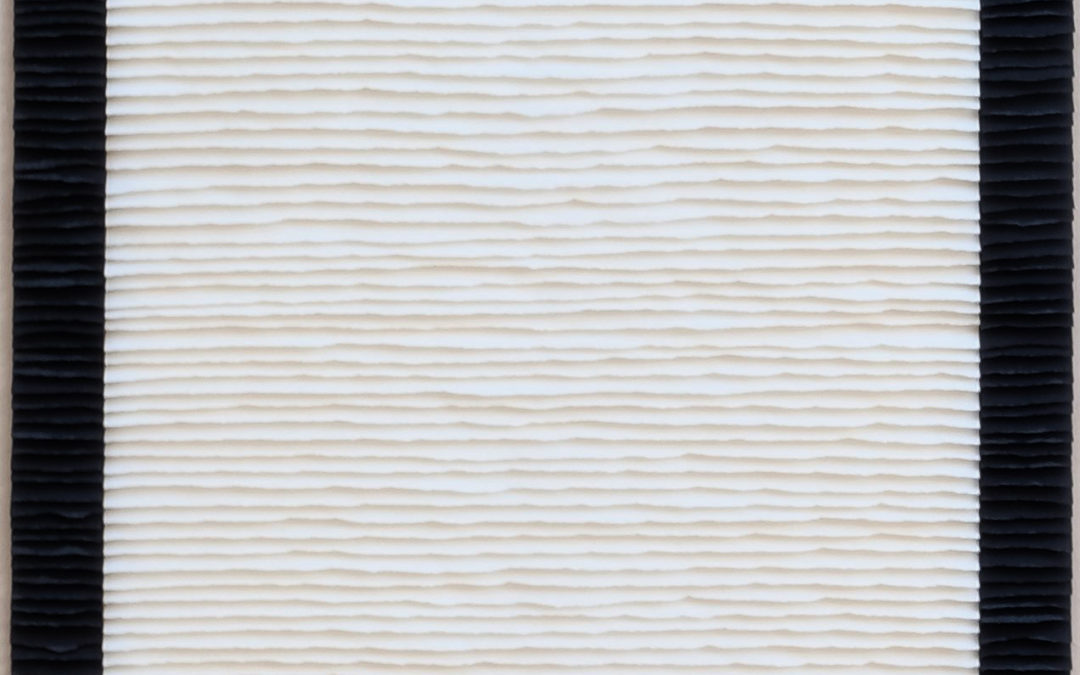 White square on black