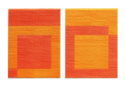 Orange Diptych