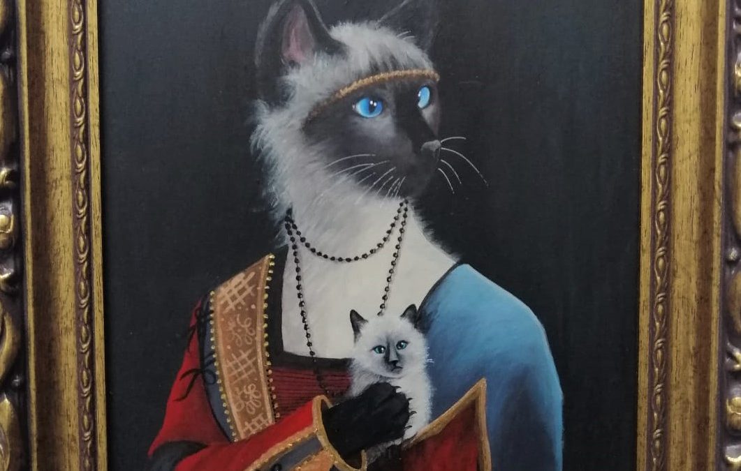The lady of the kitten