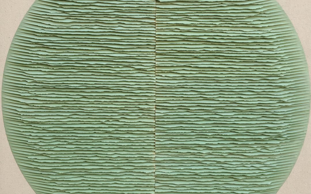 Pastel green circle