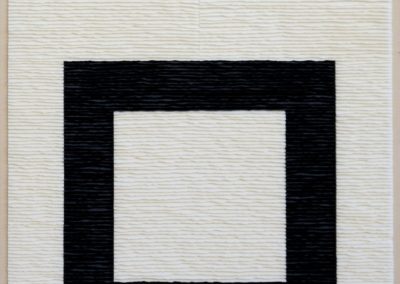 Black structure on white background