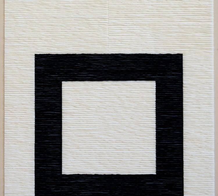 Black structure on white background