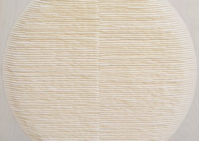 White circle