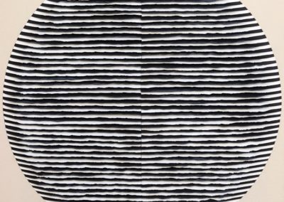 Black and white circle