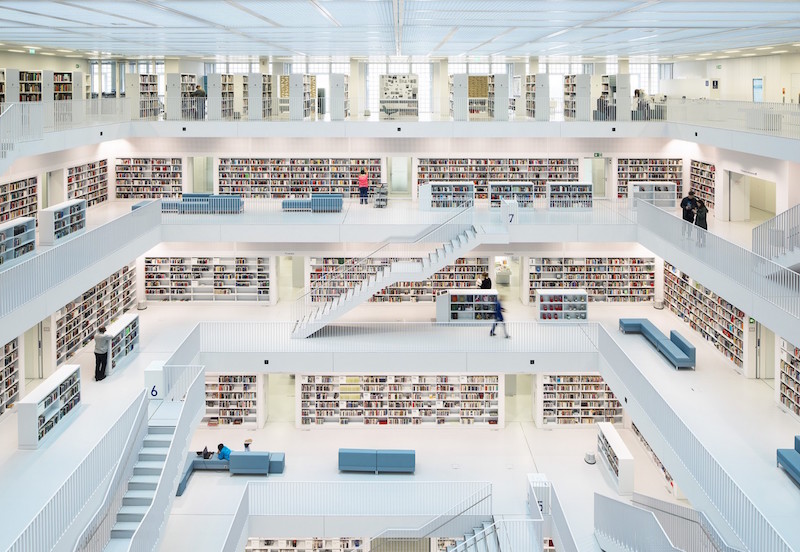 Open Space of City Library, Stuttgart