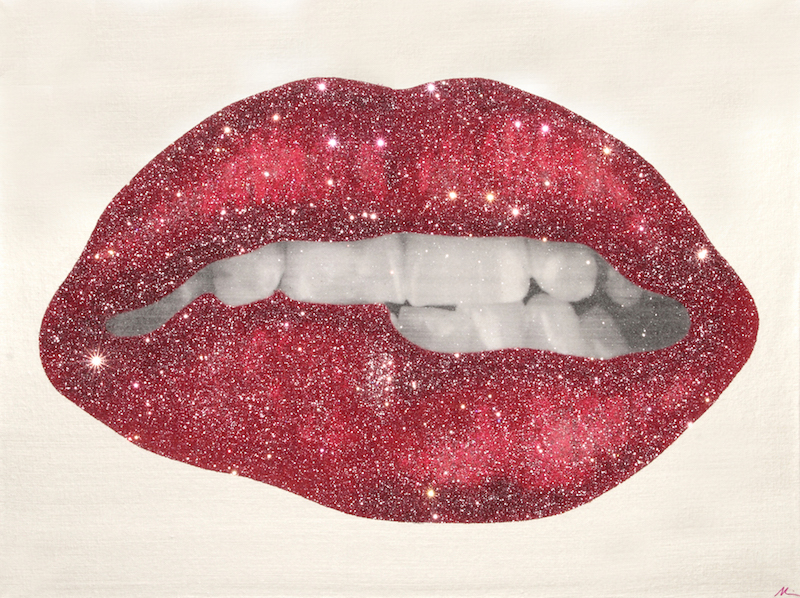 Neon Pink Hot Lips