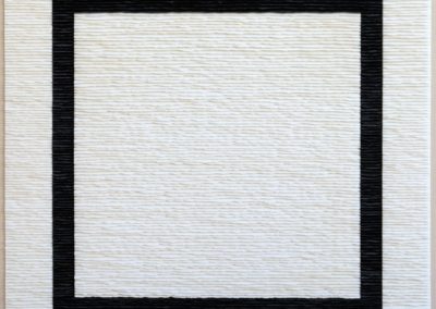 Black perimeter on white background