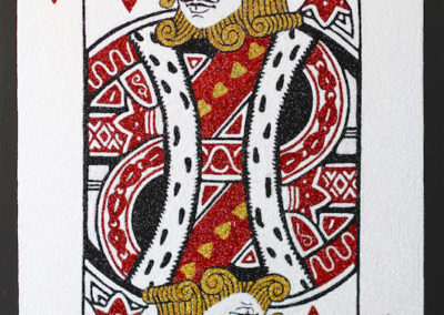 Spectral Gold King of Hearts