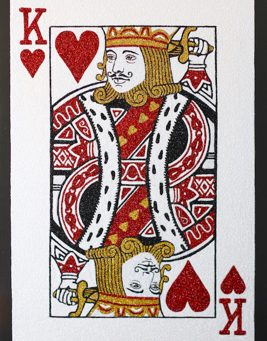 Spectral Gold King of Hearts
