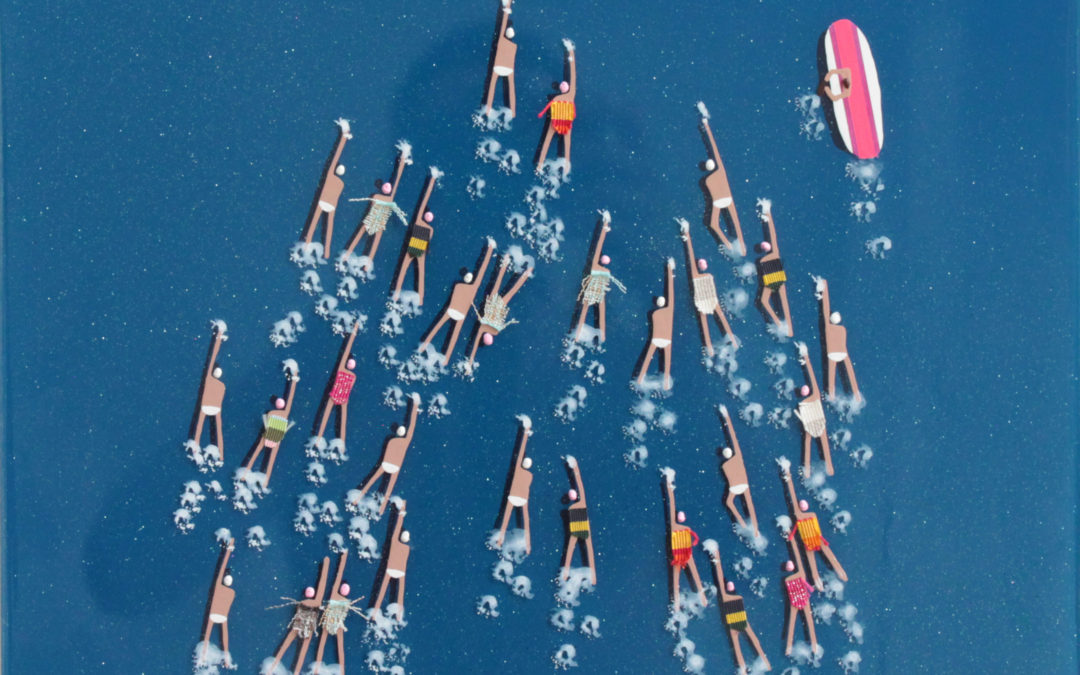 Swimmers 414 in Blue Islands Reef Blau Bleau Mar sea ocean water