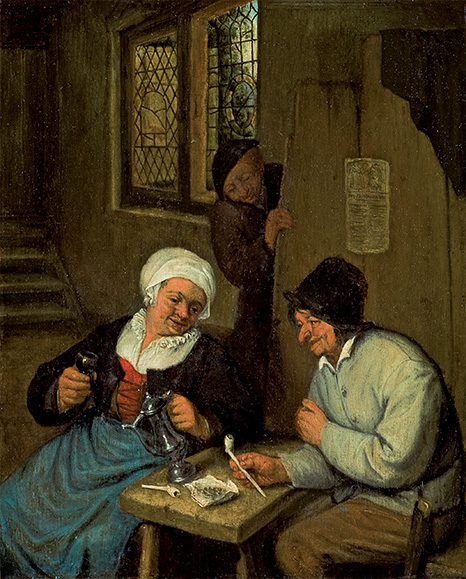 Genre Scene with three figures