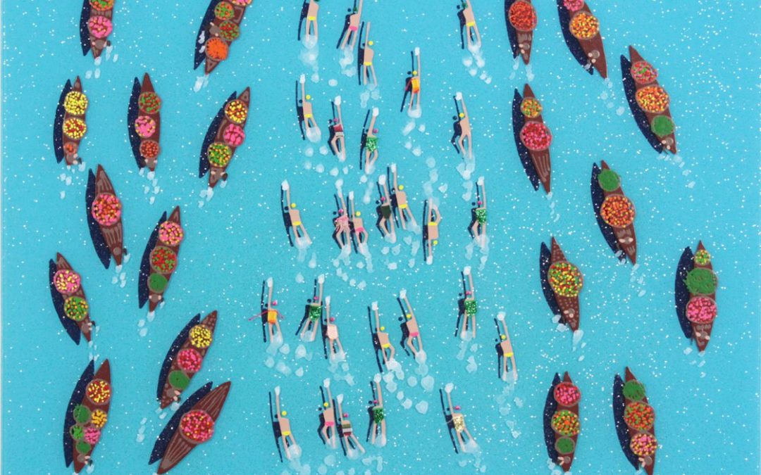 Swimmers 611 at Pantinkon Sea Food Flowers Market