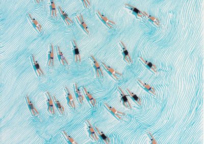 Swimmers 647 at Wuhu Islands blue waters