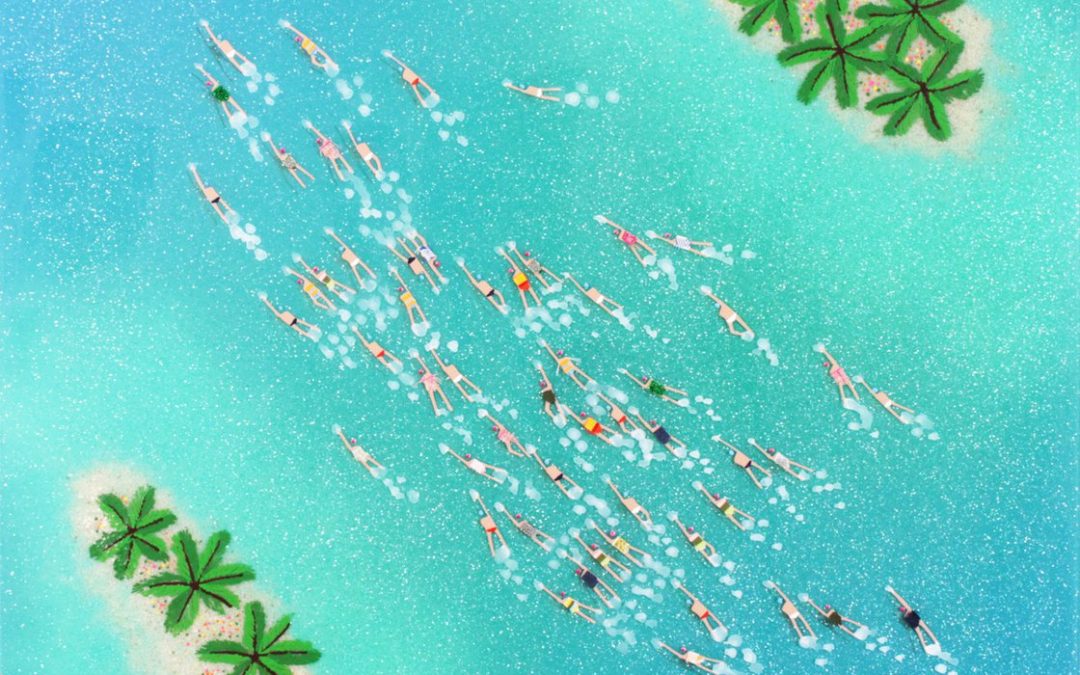 Swimmers 921 through Pukali exotic islands sea