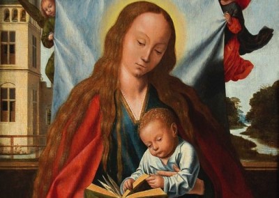 Virgin with Baby Jesus and Angels